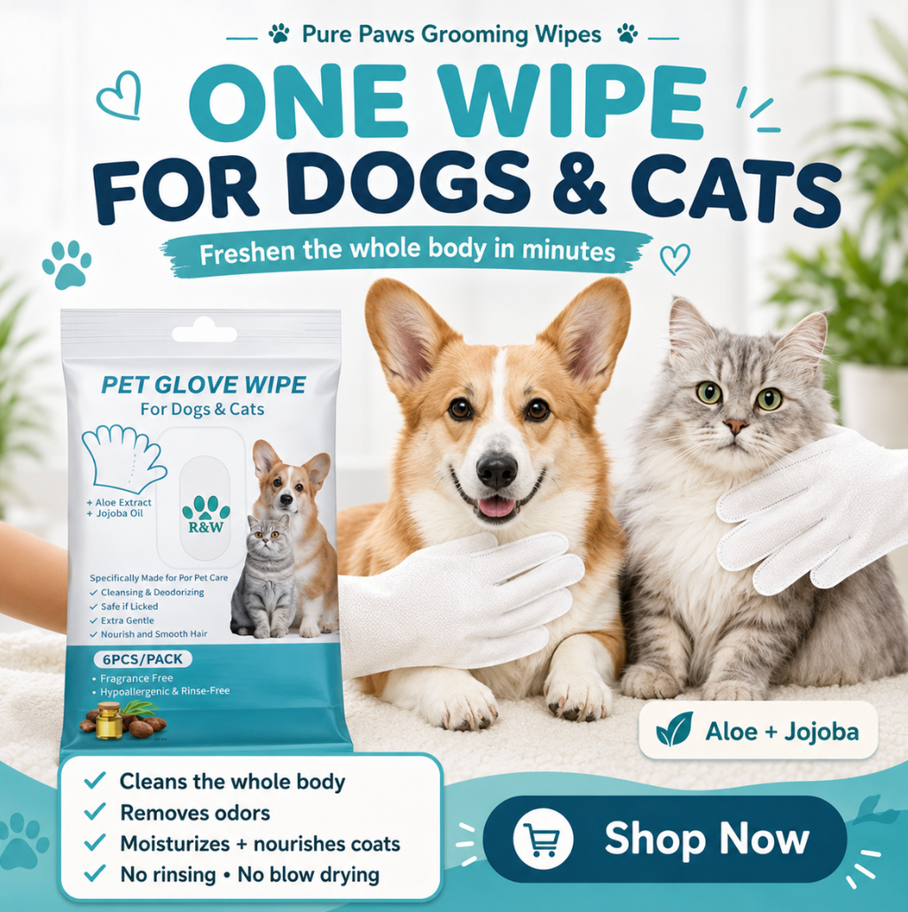 PurePaw Grooming Wipes