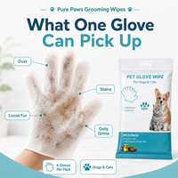 PurePawz Grooming Gloves