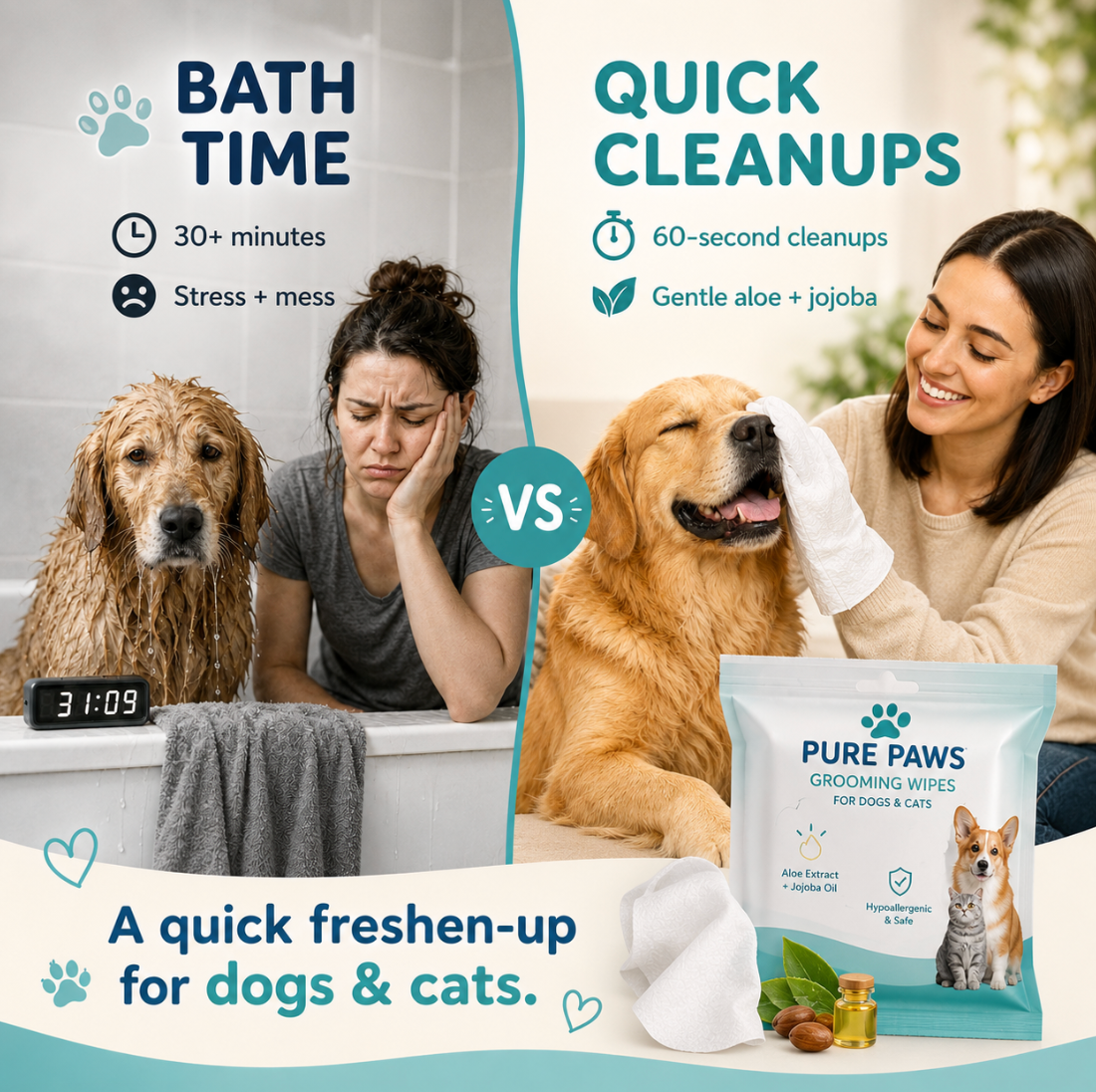 Buy 2 get 2 free Grooming Gloves